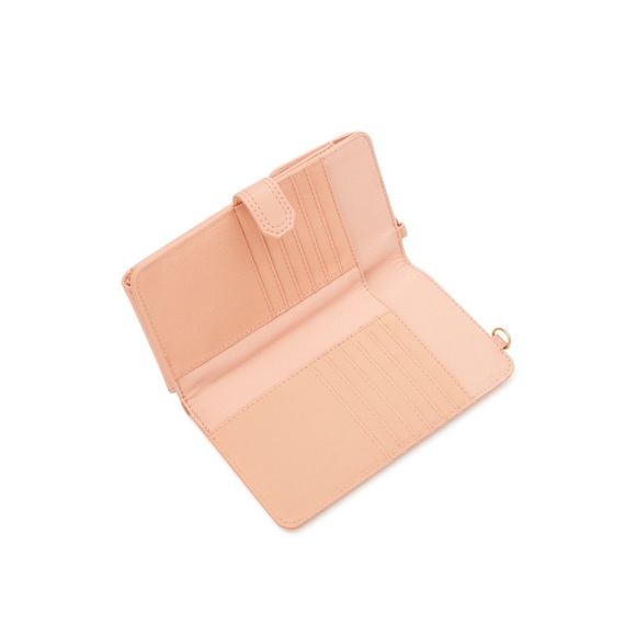 NWT Time and Tru Women's Natalie Wallet crossbody purse String Ornage peach - Picture 8 of 15